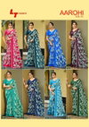 Aarohi Vol 1 By Kashvi Dola Silk With Fancy Lace Saree Wholesalers In Delhi